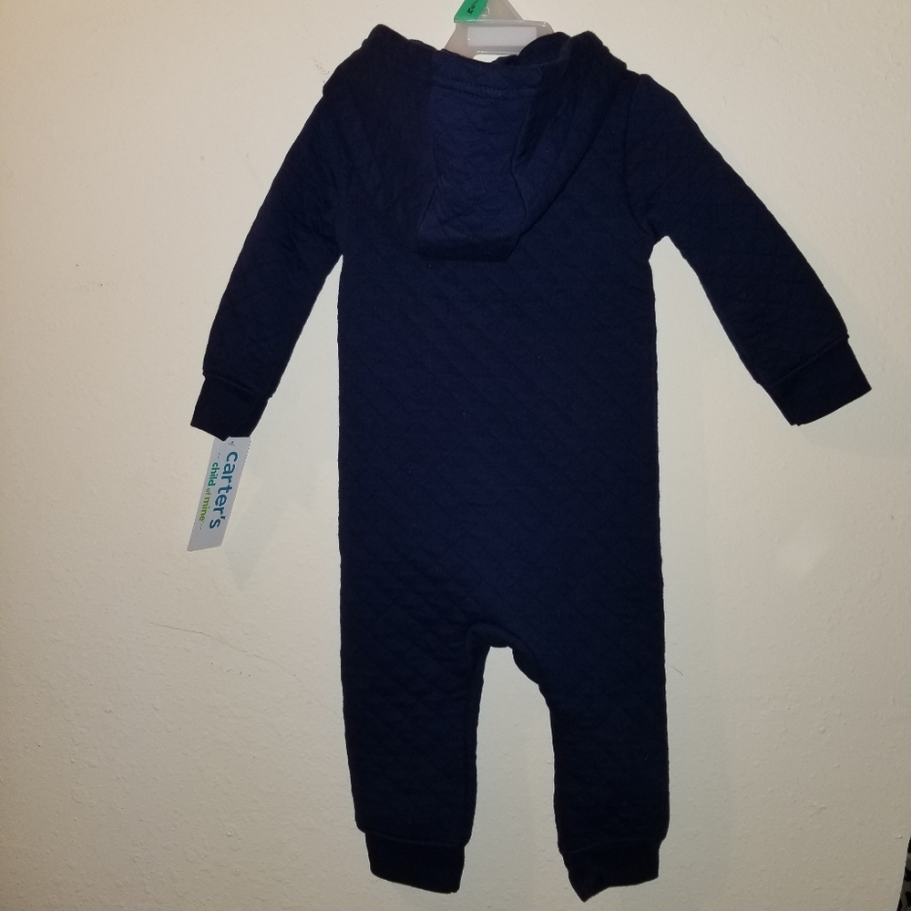 ***Carters Navy Blue Coveralls***
